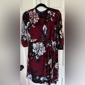 Pea in the pod maternity wrap dress